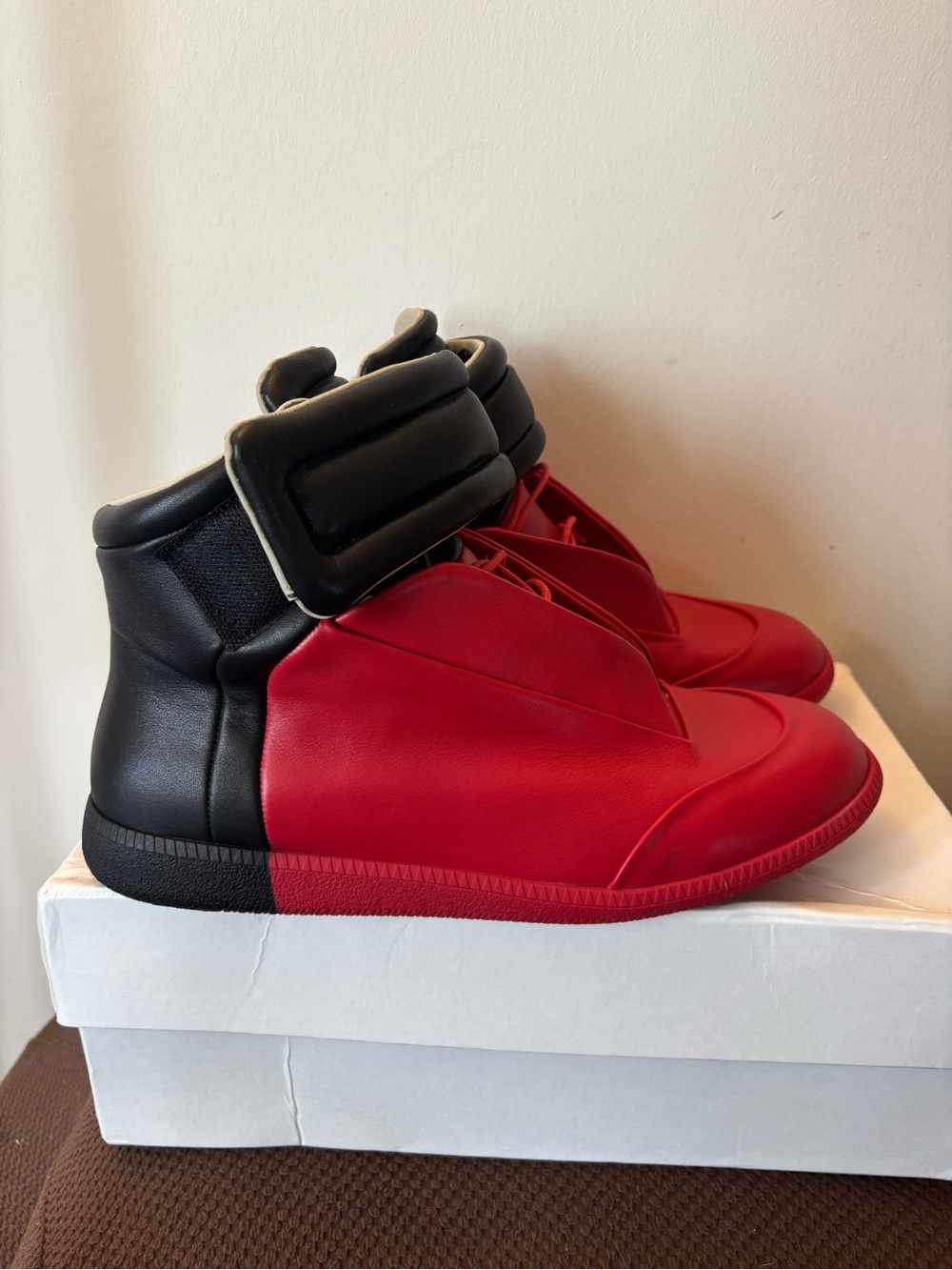 Maison Margiela Future High Sneakers Size 47 - Picture 3 of 6